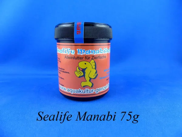 Sealife Manabi das Züchterfutter in der kleinen 75g Dose als Granulat für Zierfische